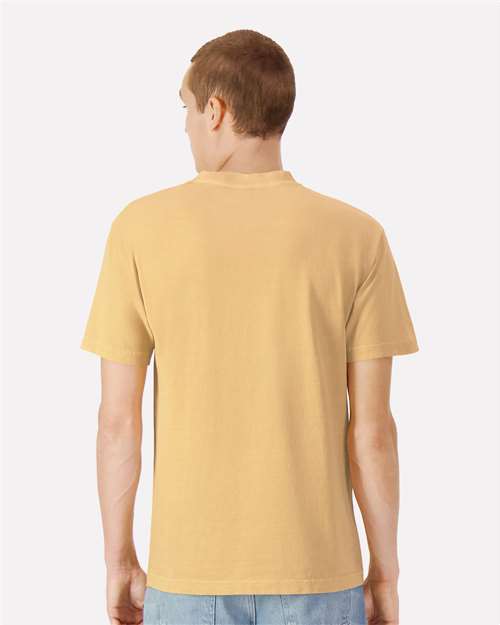 Faded Mustard Garment-Dyed Heavyweight Cotton Tee - 1301GD