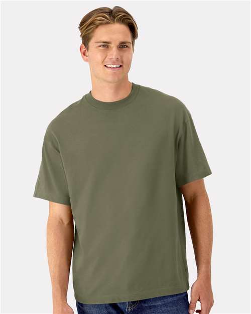 Fatigue Green Beefy-T® Retro Street T-Shirt - 5180R