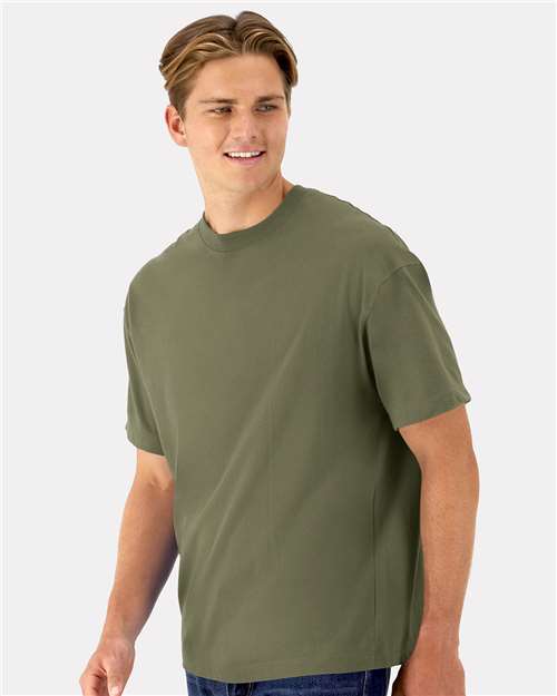 Fatigue Green Beefy-T® Retro Street T-Shirt - 5180R