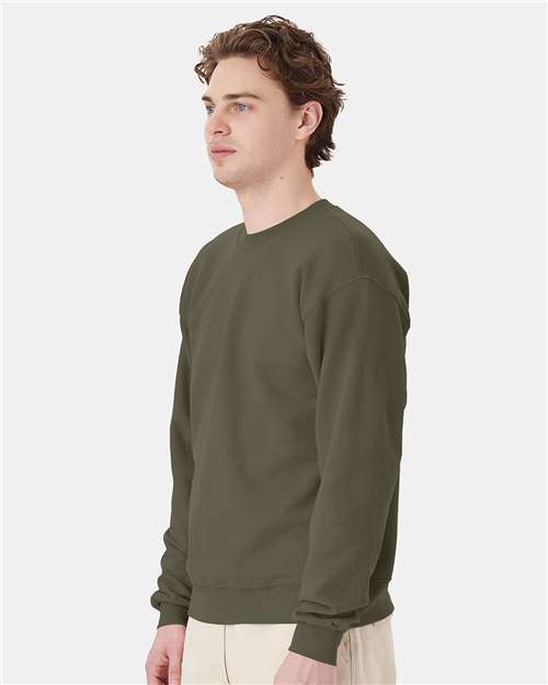 Fatigue Green Ecosmart® Crewneck Sweatshirt - P160