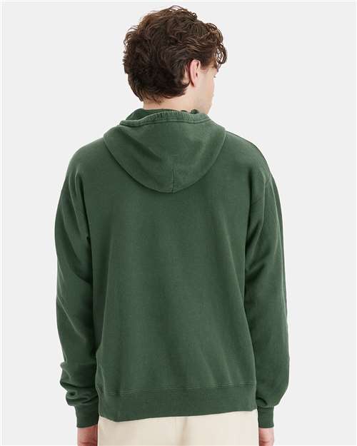 Field Green Garment-Dyed Hooded Sweatshirt - GDH450