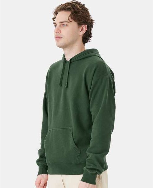 Field Green Garment-Dyed Hooded Sweatshirt - GDH450