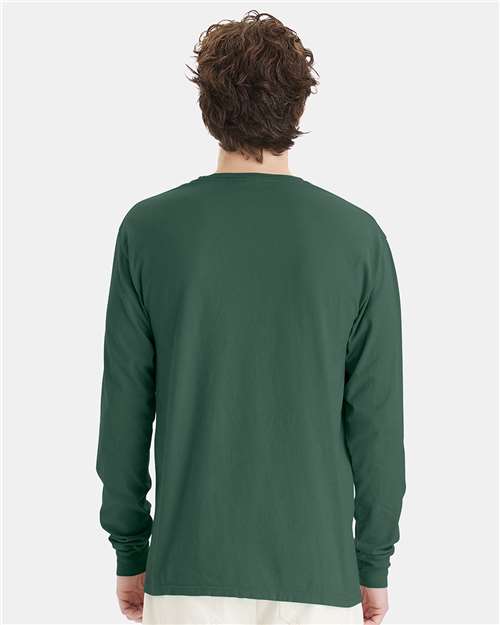 Field Green Garment-Dyed Long Sleeve T-Shirt - GDH200