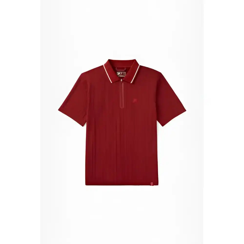 Fila Challenger Cable Zip Polo Men’s - Syrah