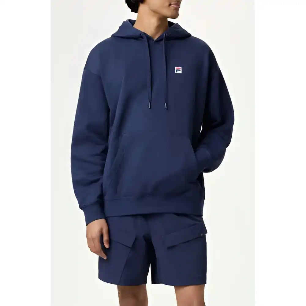 Fila Classic Relaxed Hoodie Unisex - Navy