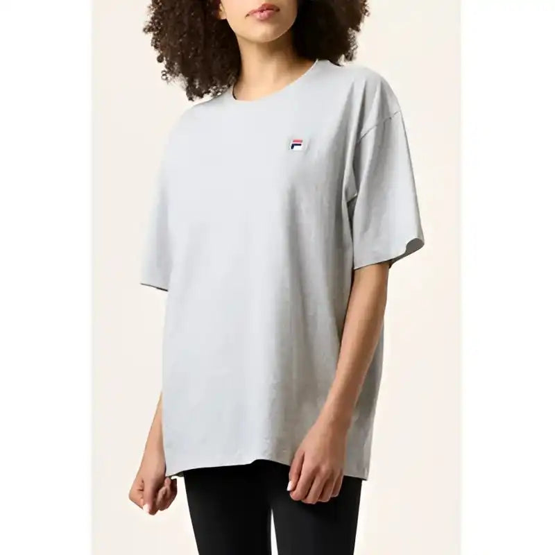 Fila Classic Relaxed Tee Unisex - Gray Heather