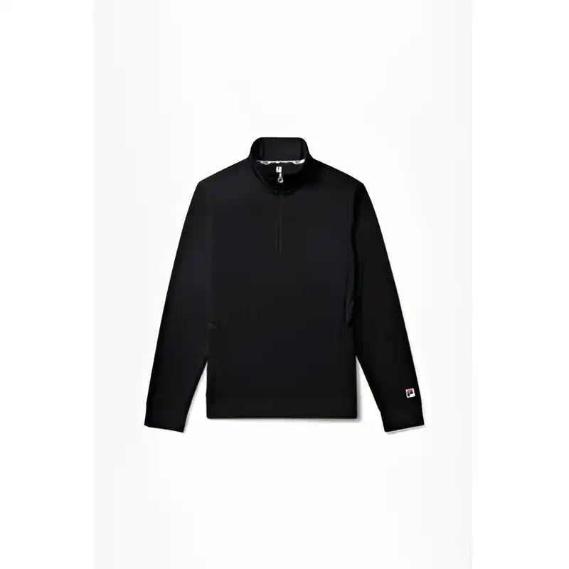 Fila Essentials Long Sleeve 1/4 Zip Top Men’s - Black