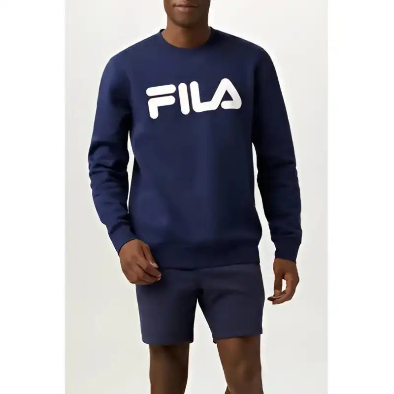 Fila Sportstyle Linear Logo Long Sleeve Crew Men’s - Navy