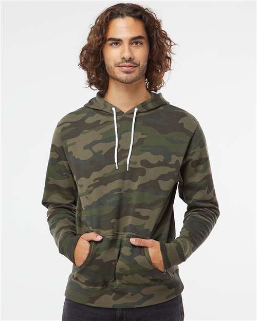 Forest Camo Lightweight Hooded Sweatshirt - AFX90UN