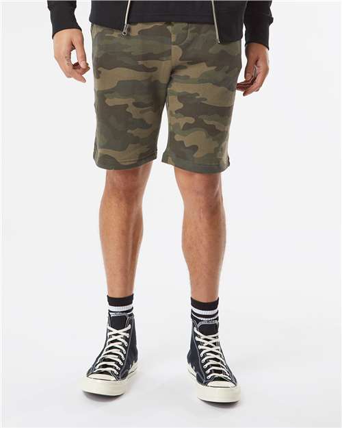 Forest Camo Midweight Fleece Shorts - IND20SRT