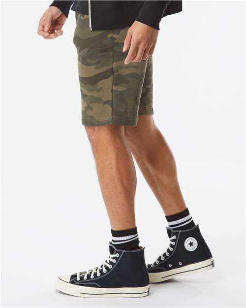 Forest Camo Midweight Fleece Shorts - IND20SRT
