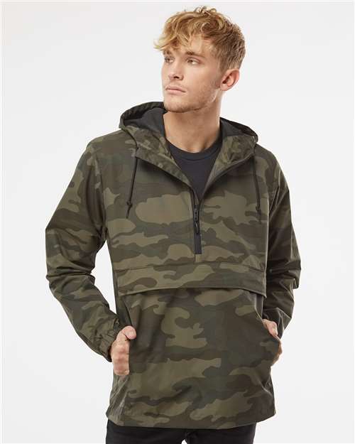 Forest Camo Nylon Anorak - EXP94NAW