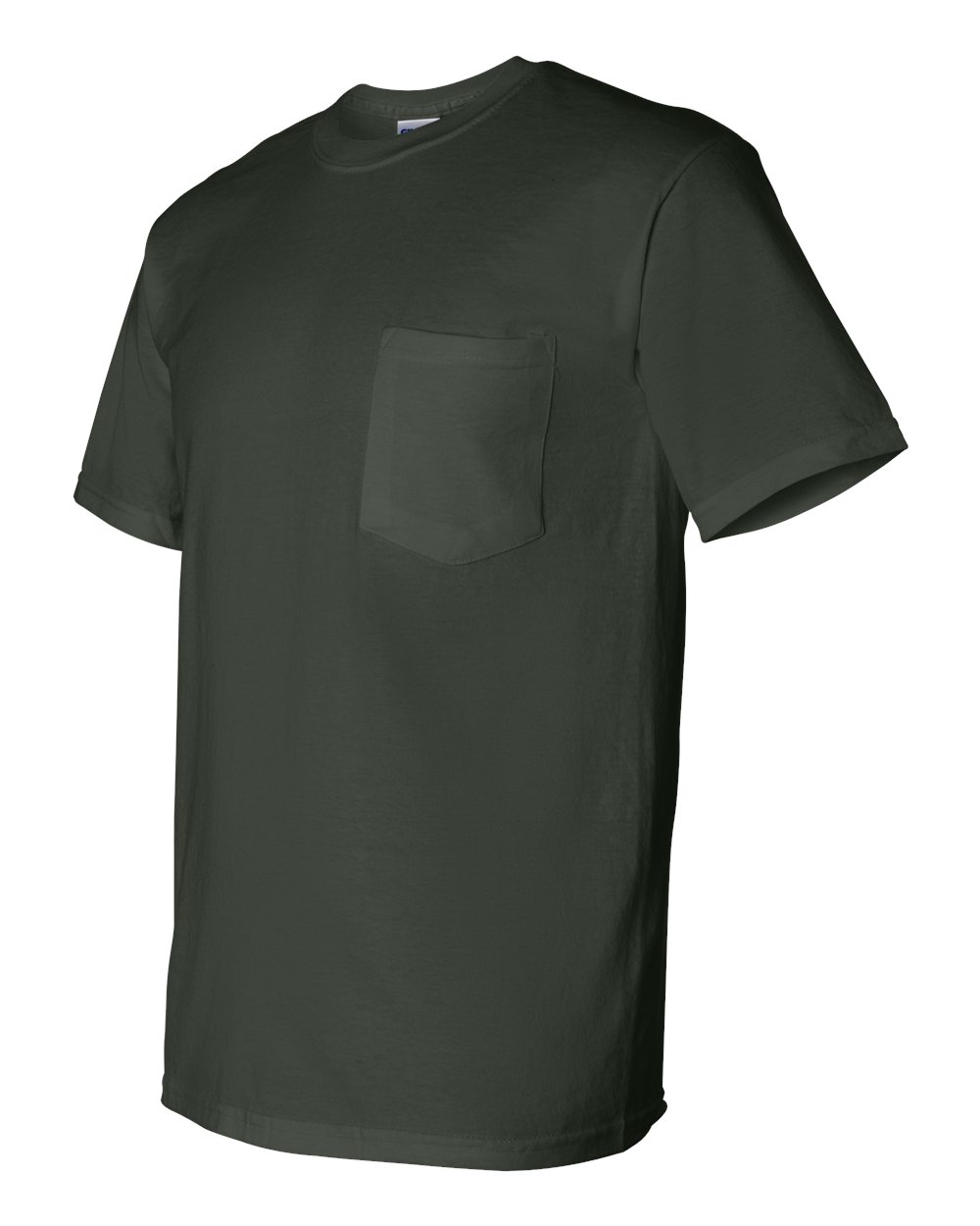 Forest Green DryBlend® Pocket T-Shirt - 8300
