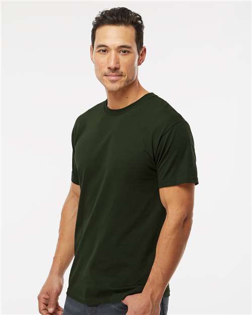 Forest Green Gold Soft Touch T-Shirt - 4800