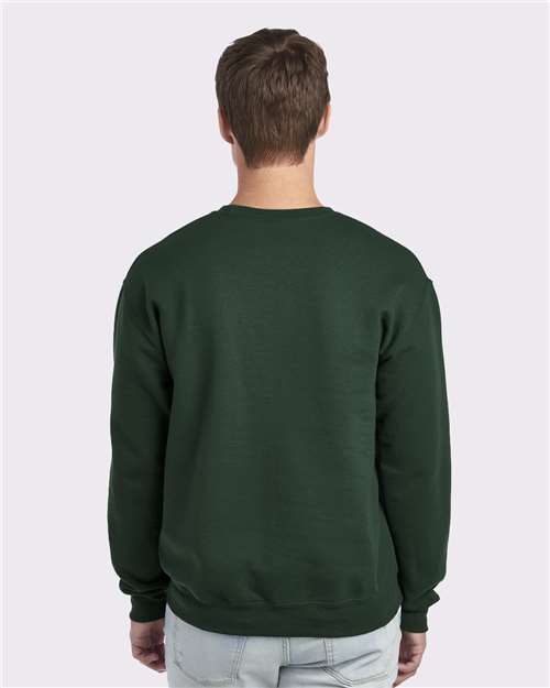 Forest Green NuBlend® Crewneck Sweatshirt - 562MR