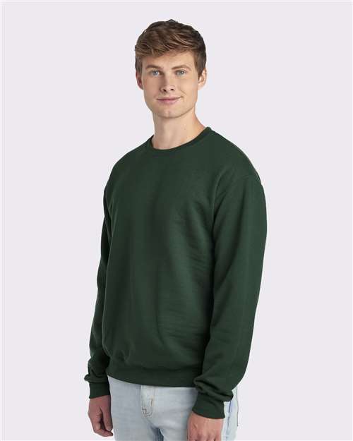 Forest Green NuBlend® Crewneck Sweatshirt - 562MR