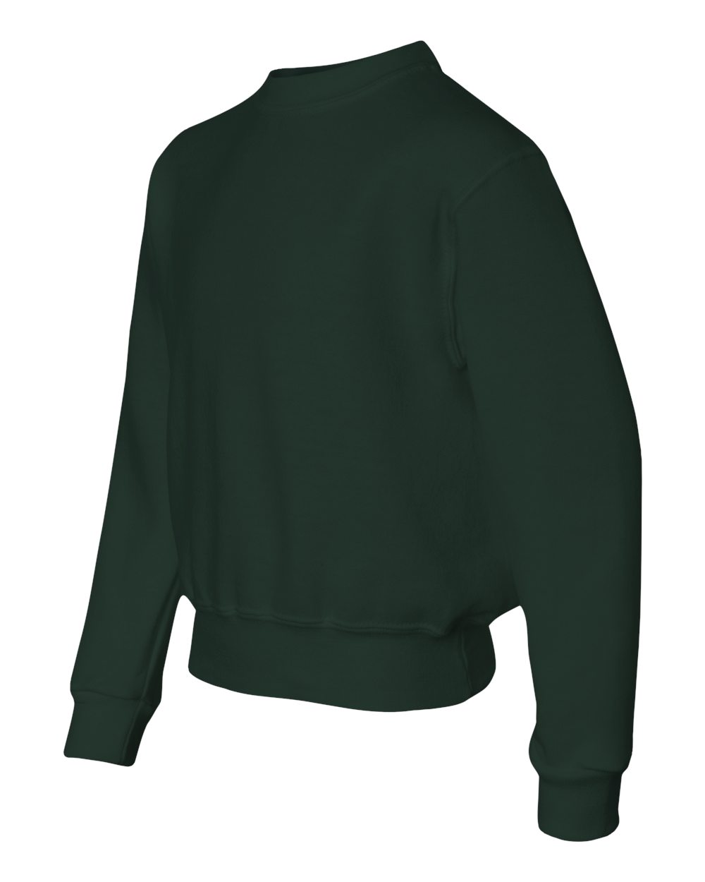 Forest Green NuBlend® Youth Crewneck Sweatshirt - 562BR