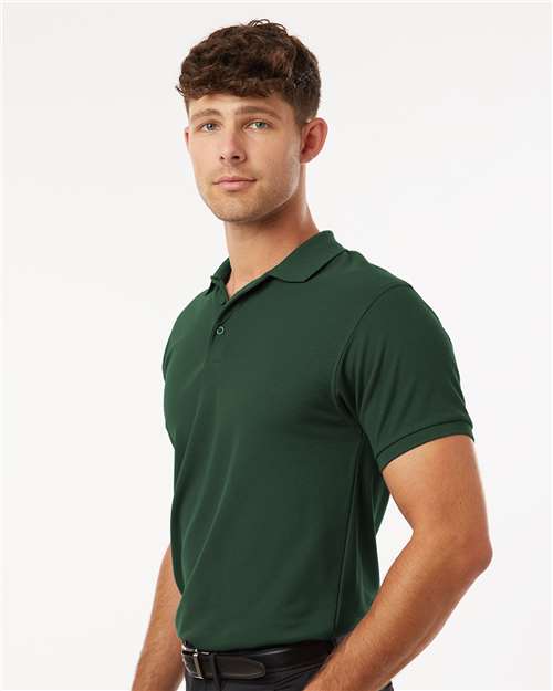 Forest Green Pique Polo - 62800