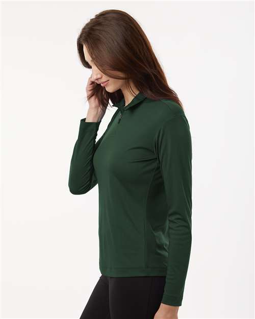 Forest Green Pro-Lock Women's Performance Quarter-Zip Pullover - 41870L