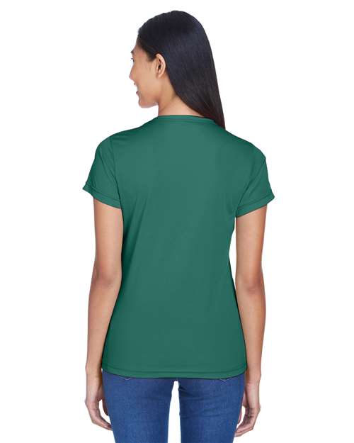 Forest Green Women's Cool & Dry Sport Performance Interlock T-shirt - 8420L