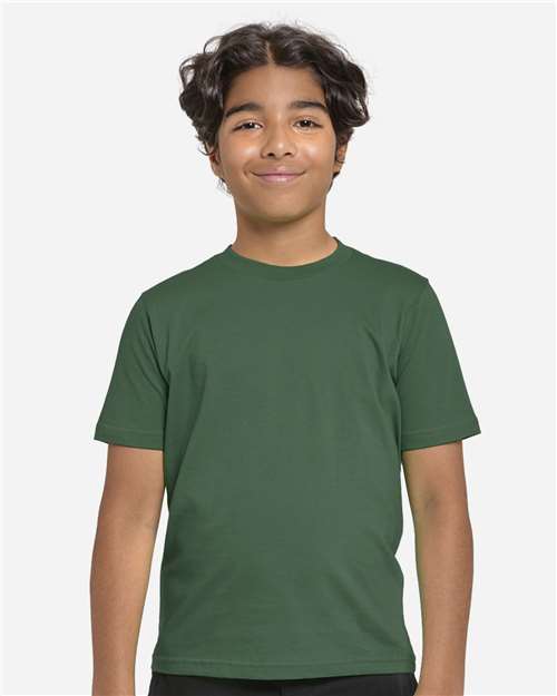 Forest Green Youth Epic Cotton T-Shirt - T1000B
