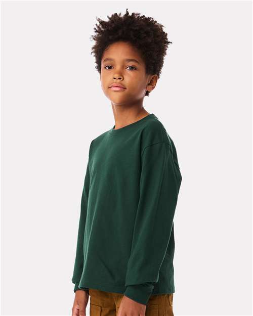 Forest Youth 6oz. Heavyweight Long Sleeve Tee - 3511Y