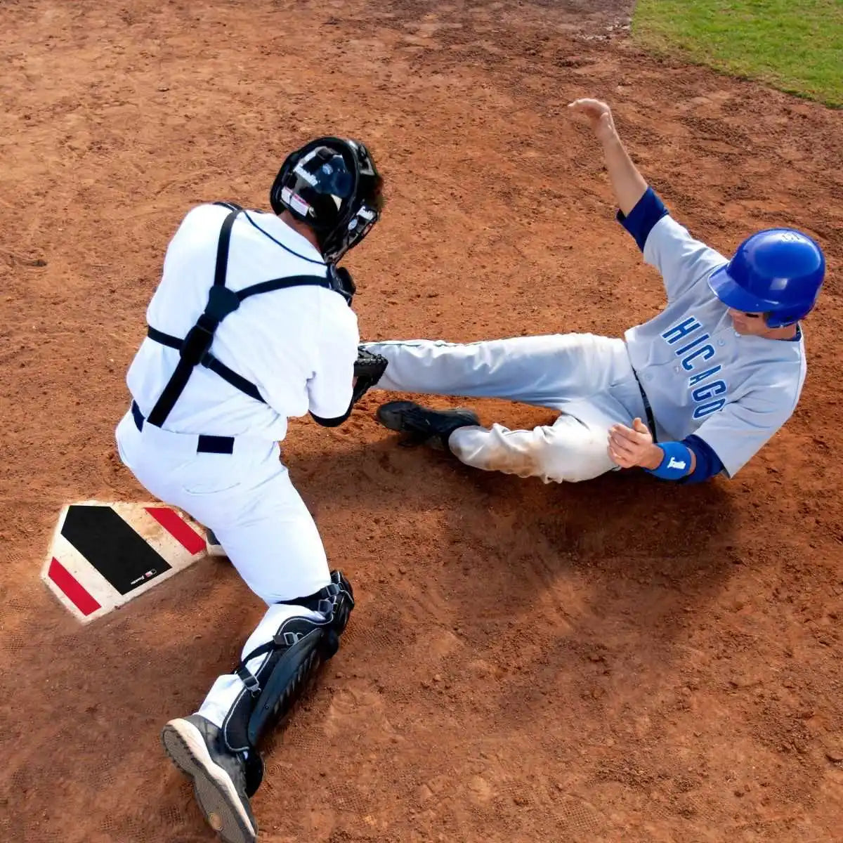Franklin Hi-viz Training Home Plate - Navy White Red