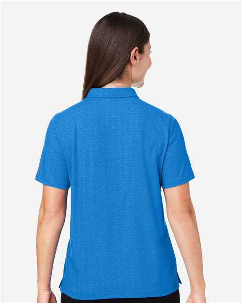 French Blue/ CR Blue Women's Crownlux Performance® Geo Polo - DG101W