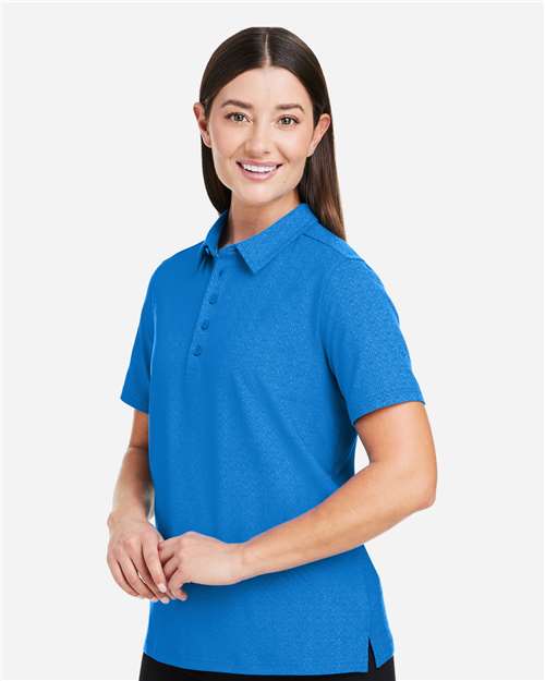 French Blue/ CR Blue Women's Crownlux Performance® Geo Polo - DG101W
