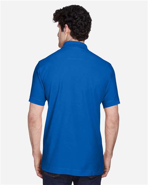 French Blue Men's Pima Piqué Polo - D100