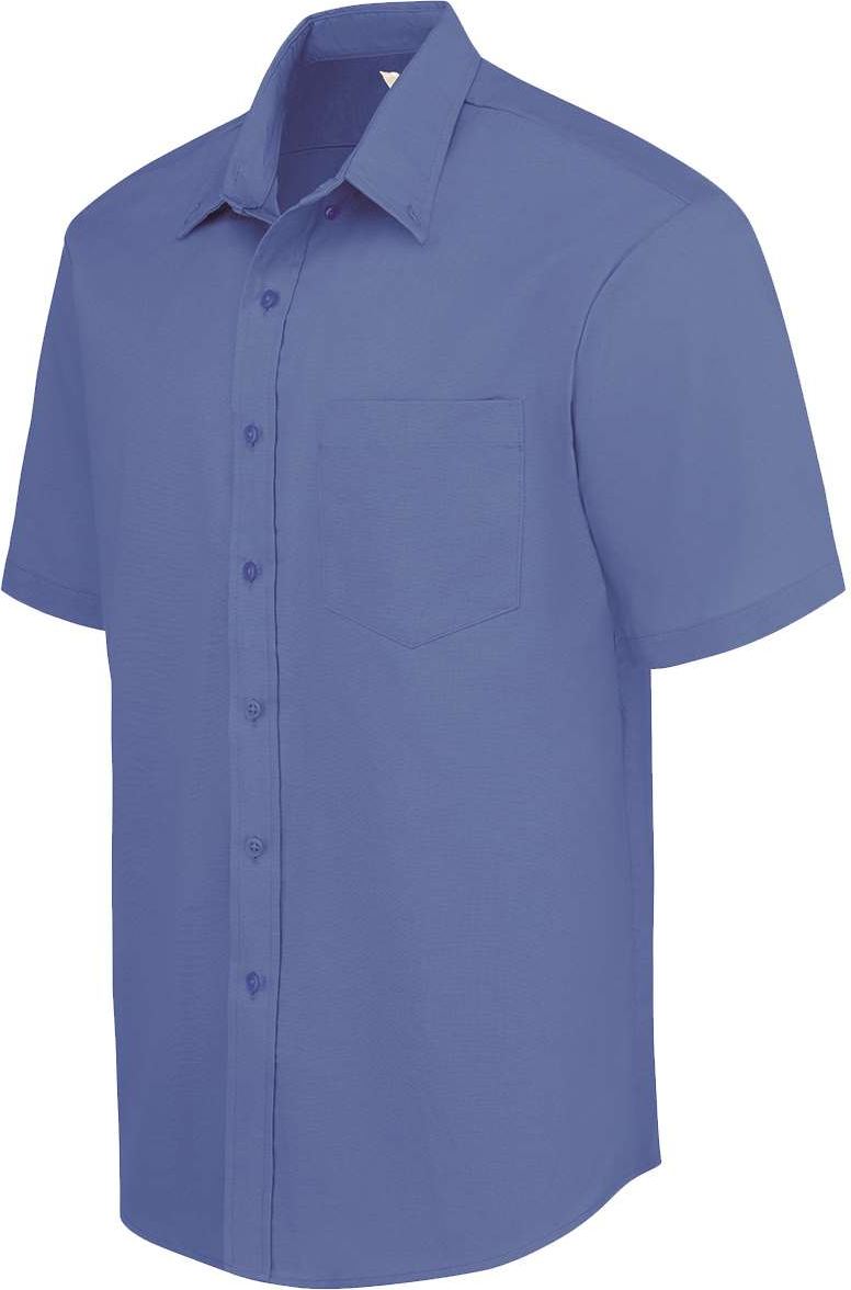 French Blue Short Sleeve Oxford Shirt - SSS46