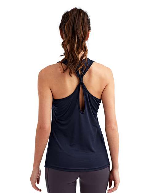 French Navy Women's Knot Back Venus Tank - TD042