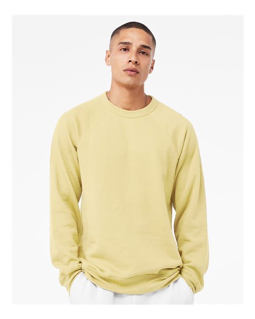 French Vanilla Sponge Fleece Raglan Crewneck Sweatshirt - 3901