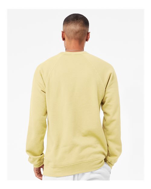 French Vanilla Sponge Fleece Raglan Crewneck Sweatshirt - 3901