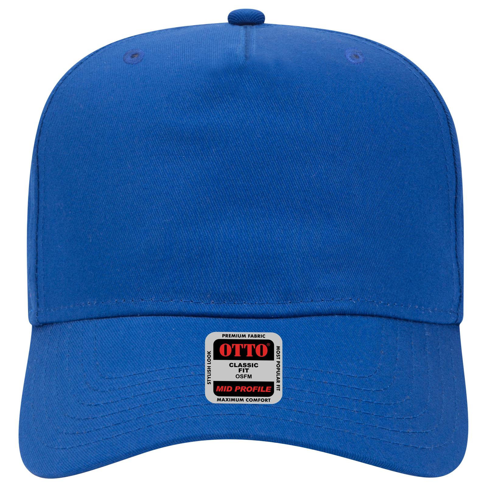 Right View of 001 - Royal OTTO CAP 5 Panel Mid Profile Baseball Cap
