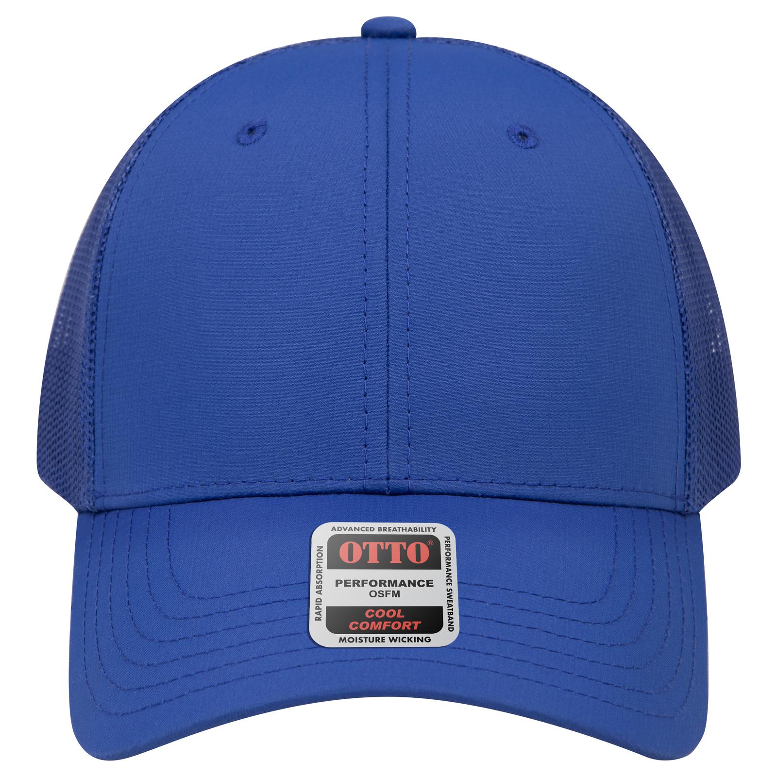 Right View of 001 - Royal OTTO CAP 6 Panel Low Profile Mesh Back Trucker Hat