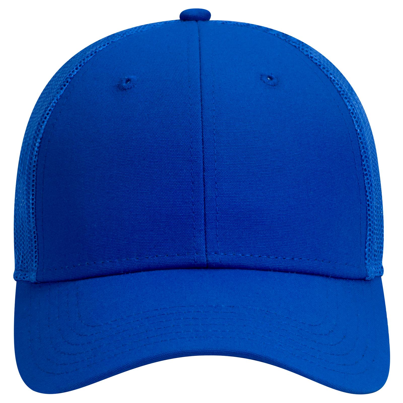 Right View of 001 - Royal OTTO CAP 6 Panel Low Profile Mesh Back Trucker Hat