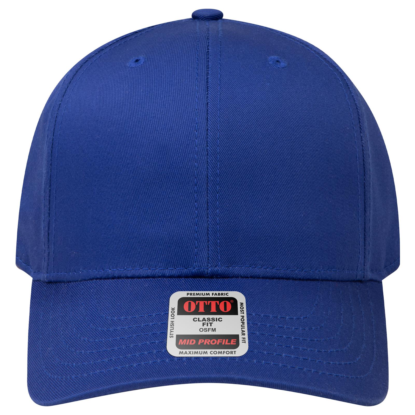 Right View of 001 - Royal OTTO CAP 6 Panel Mid Profile Baseball Cap