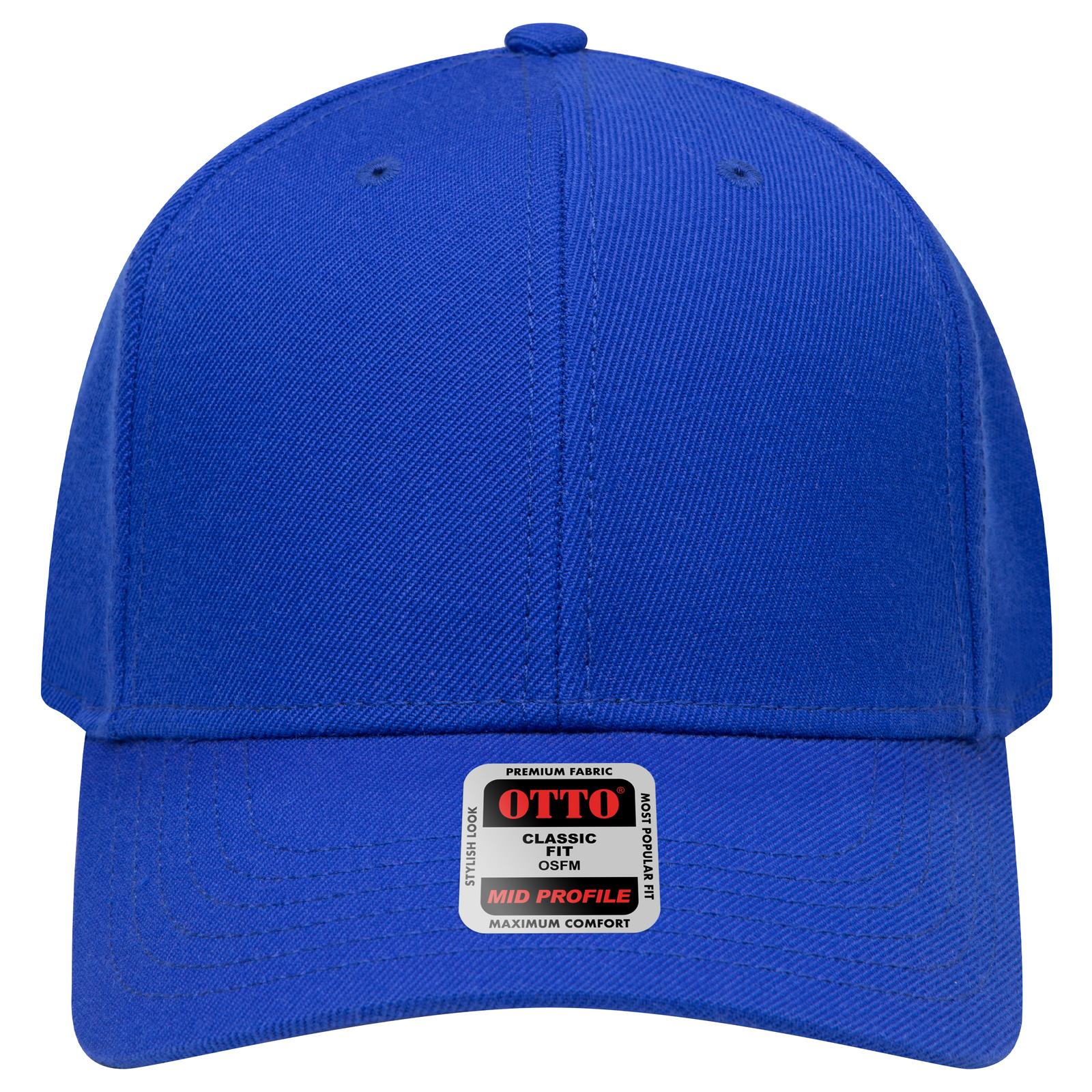 Right View of 001 - Royal OTTO CAP 6 Panel Mid Profile Baseball Cap