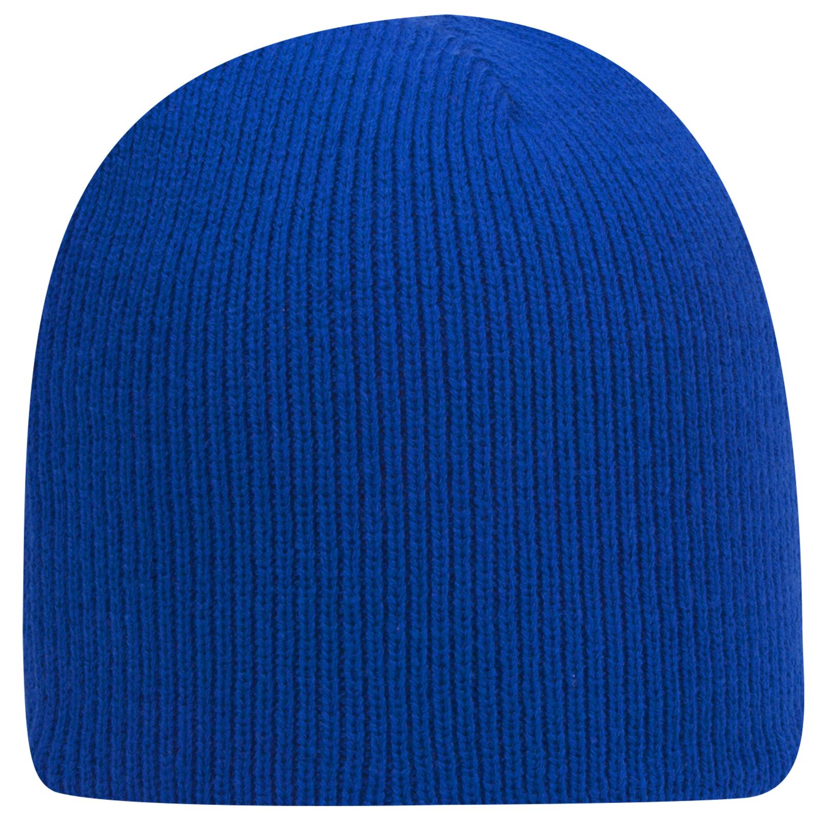 Front View of 001 - Royal OTTO CAP 8 1/2" Classic Knit Beanie
