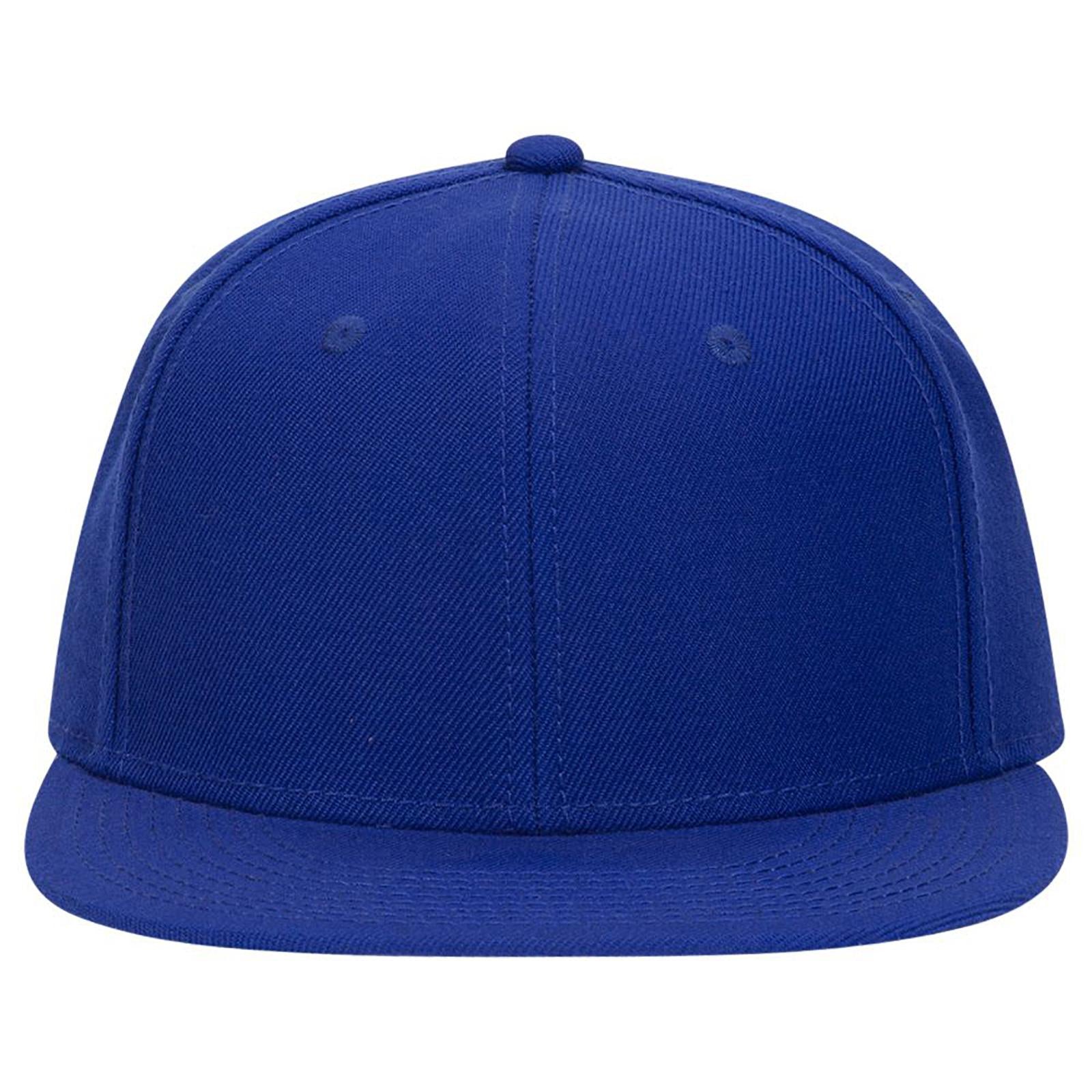 Right View of 001 - Royal OTTO CAP "OTTO FIT" 6 Panel Mid Profile Flat Visor Baseball Cap