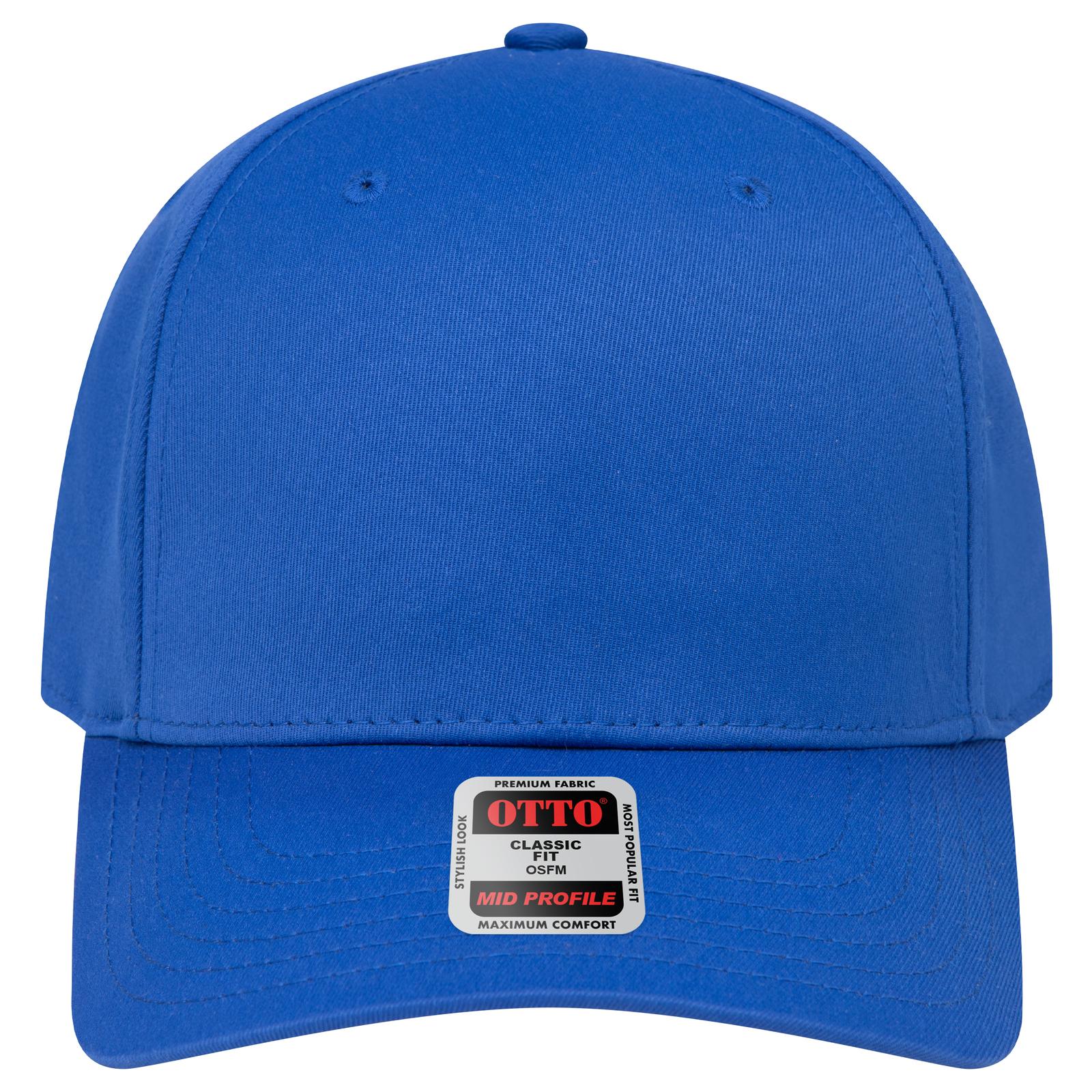 Right View of 001 - Royal OTTO CAP Seamless 6 Panel Mid Profile Baseball Cap