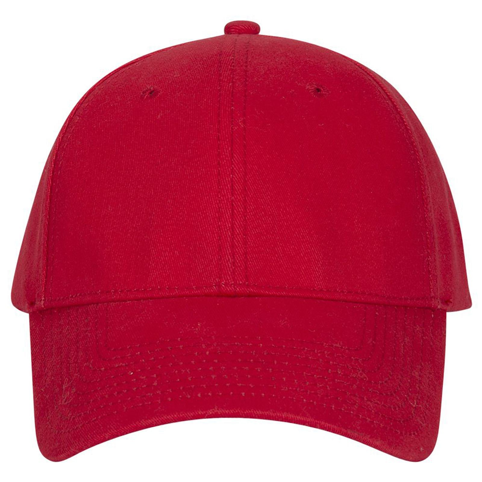 Right View of 002 - Red OTTO CAP "OTTO FLEX" Fitted 6 Panel Low Profile Baseball Cap