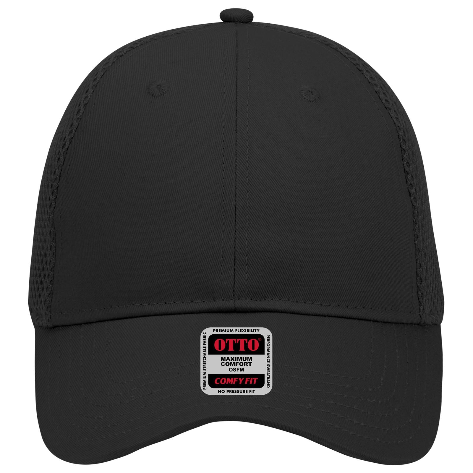 Right View of 003 - Black OTTO CAP "OTTO COMFY FIT" 6 Panel Low Profile Baseball Cap