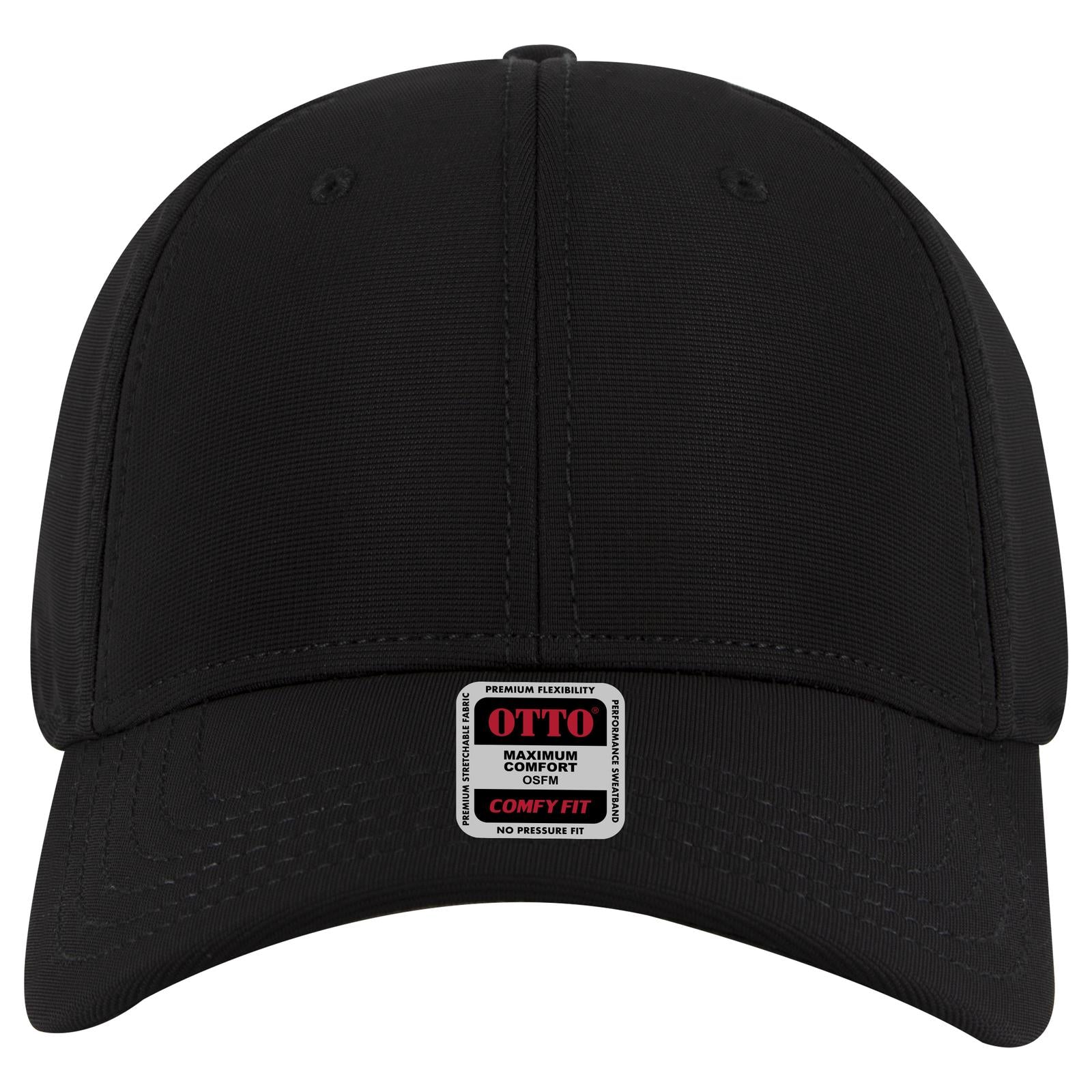Right View of 003 - Black OTTO CAP "OTTO COMFY FIT" 6 Panel Low Profile Baseball Cap