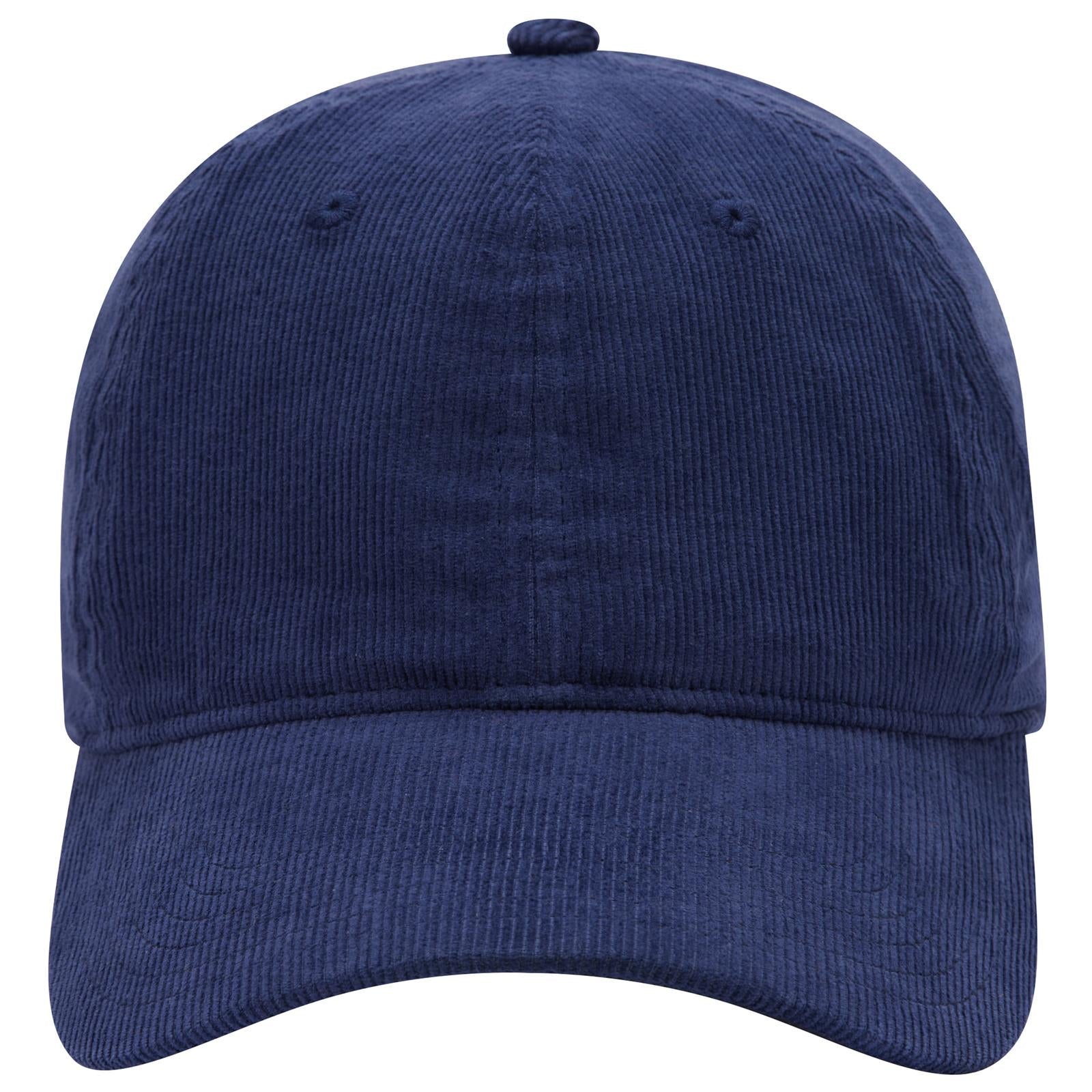 Right View of 004 - Navy OTTO CAP 6 Panel Low Profile Baseball Cap