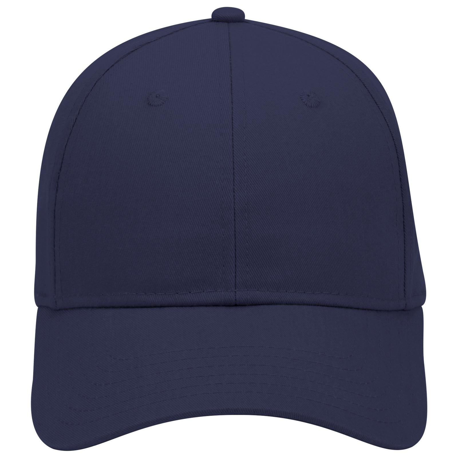 Right View of 004 - Navy OTTO CAP 6 Panel Low Profile Baseball Cap
