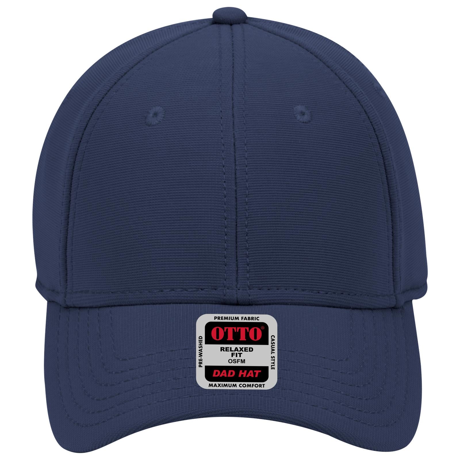 Right View of 004 - Navy OTTO CAP 6 Panel Low Profile Baseball Cap