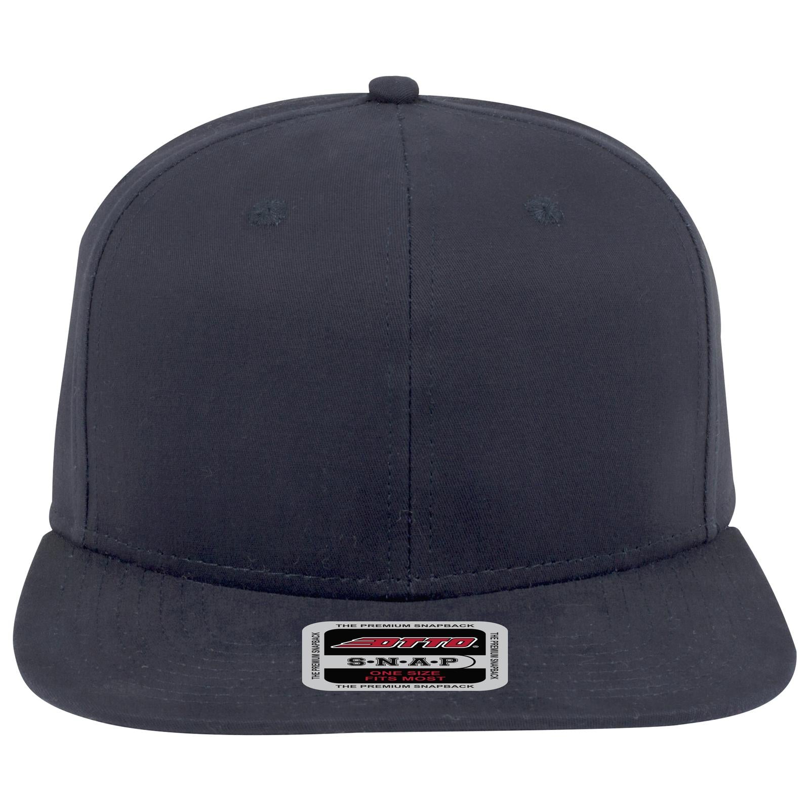 Right View of 004 - Navy OTTO CAP "OTTO SNAP" 6 Panel Mid Profile Snapback Hat