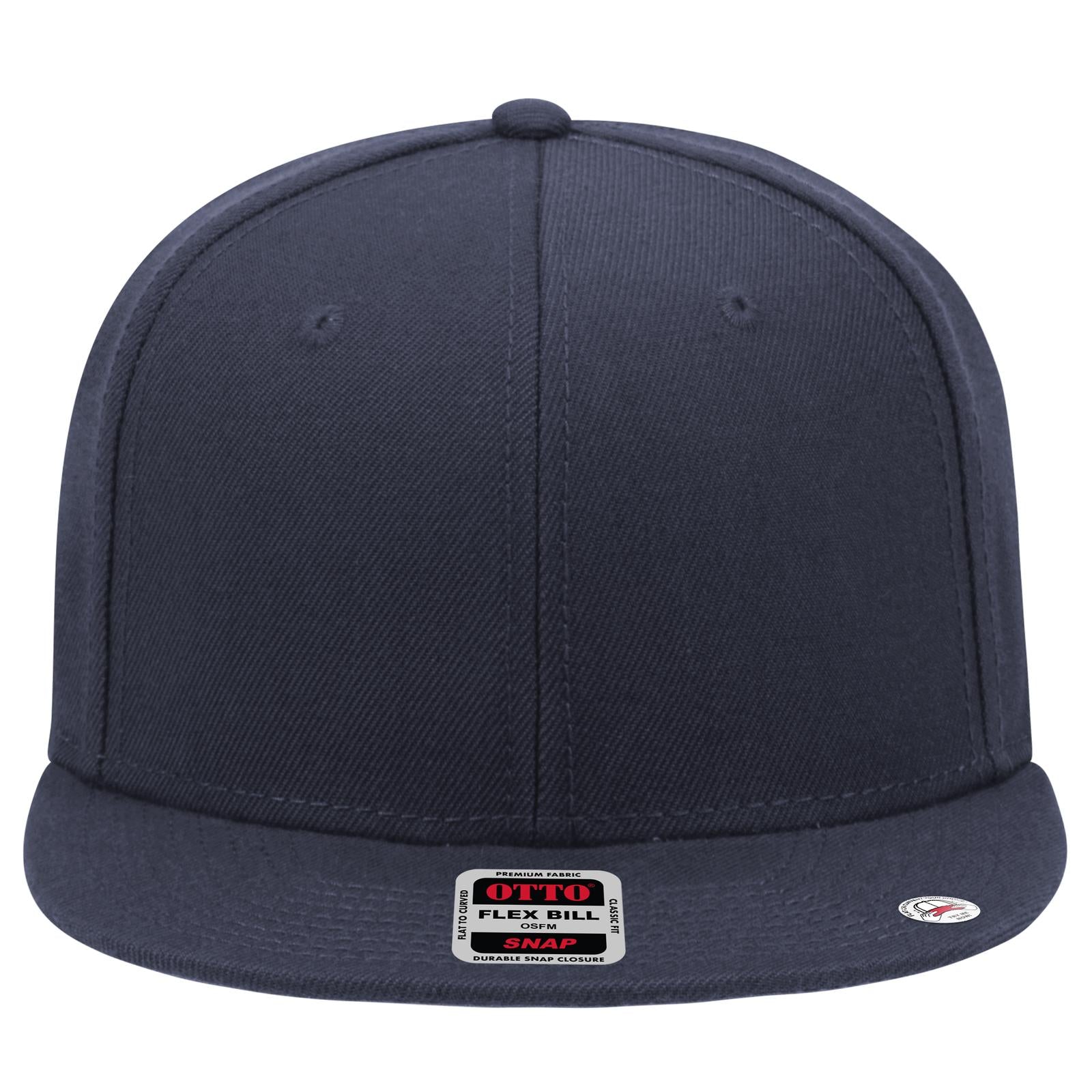 Right View of 004 - Navy OTTO CAP "OTTO SNAP" 6 Panel Pro Style Snapback Hat